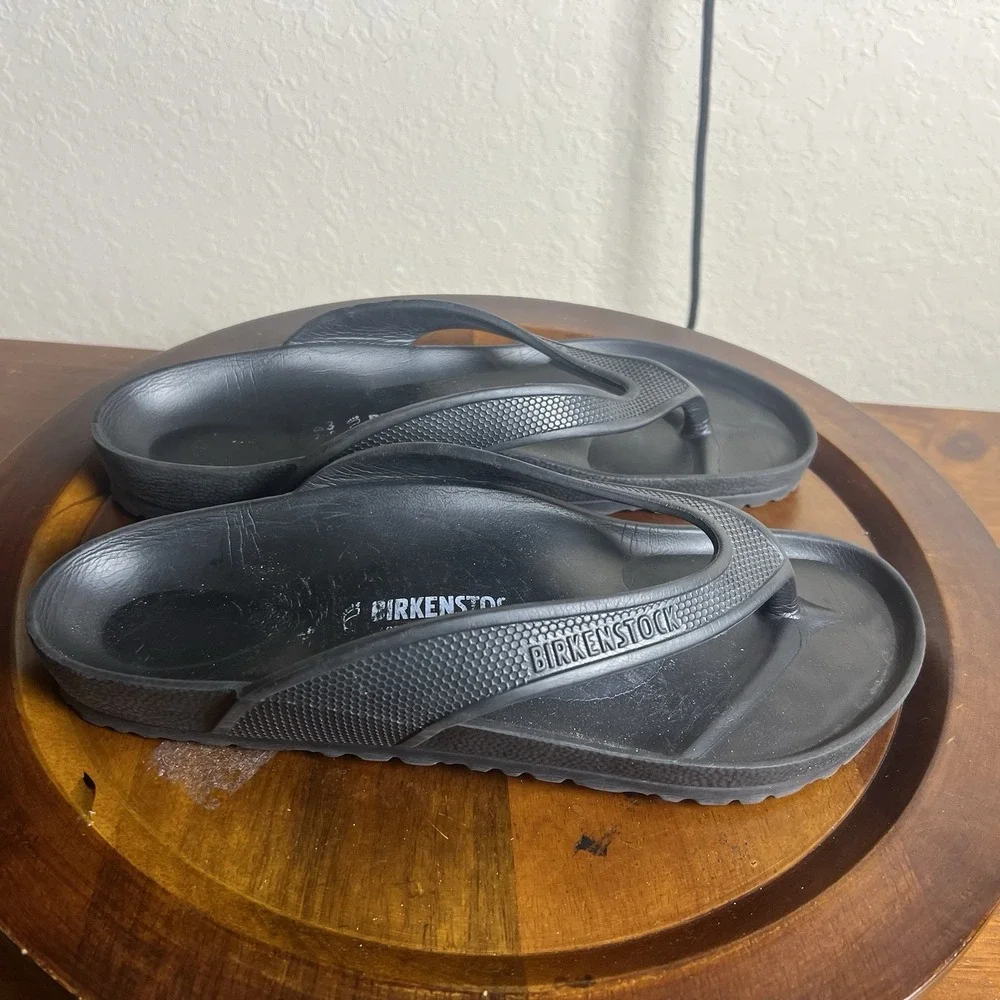 Birkenstock Unisex Mens 10 Women's 12 Honolulu EVA Sandals Gray Flip-Flop Molded